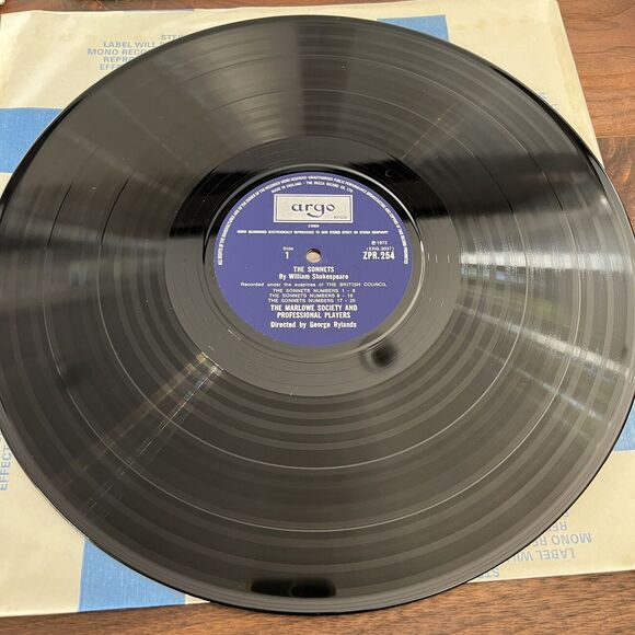 Works OF Shakespeare The Sonnets 3xLP Box Set 1972 Argo ZPR 254-6 - Picture 7 of 11